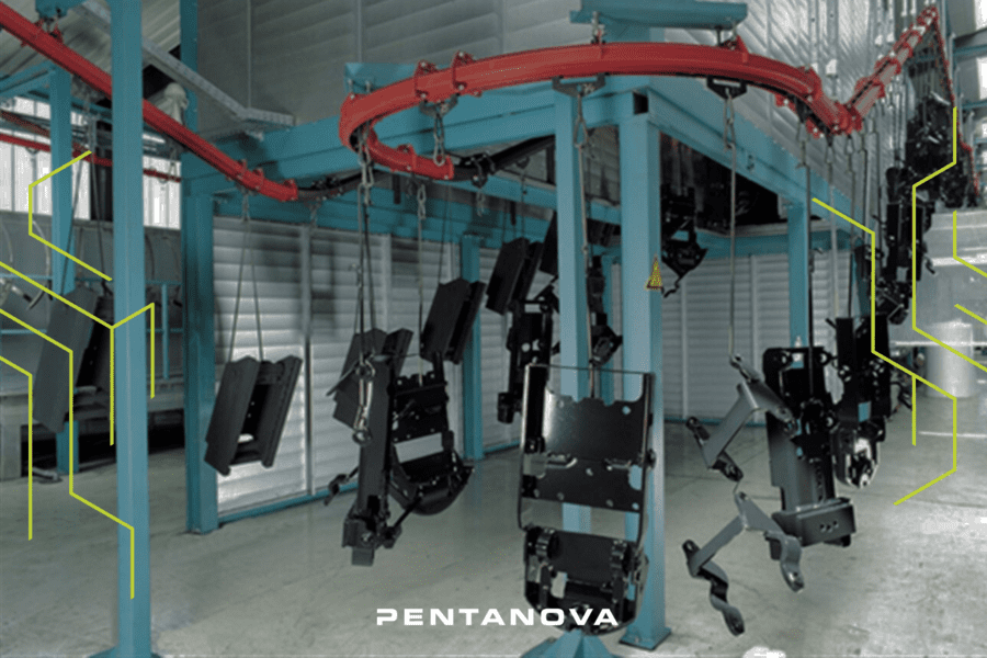Transportadores Aéreos de Corrente ou Overhead Chain Conveyors PENTANOVA